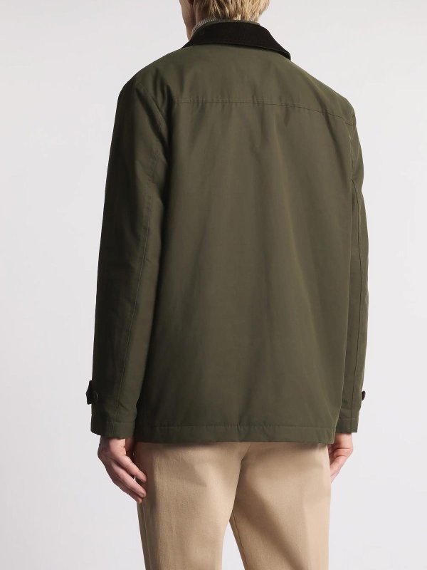 ショートコート - ダークグリーン shop online: FAY