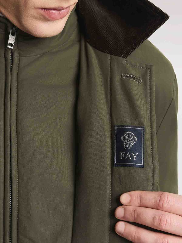 The Best Shops FAY: ショートコート - ダークグリーン