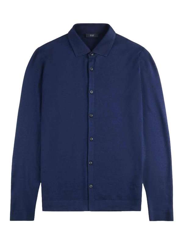 FAY: Cardigans - Cardigan - Blau