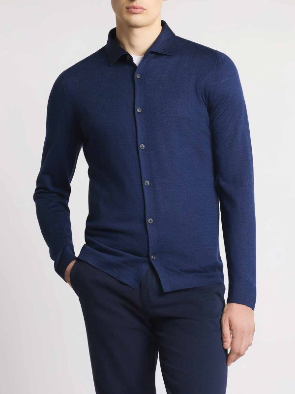 The Best Shops FAY: Cardigans - Cardigan - Blau