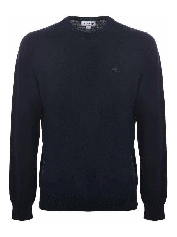 LACOSTE: crew necks - Merino Wool Crew Neck