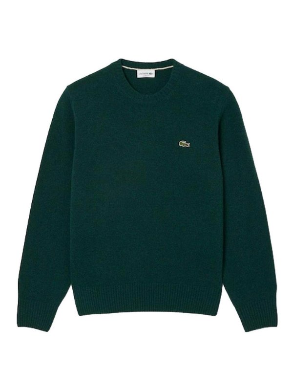 LACOSTE: クルーネック - クルーネック - ダークグリーン