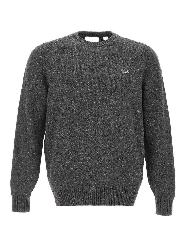 LACOSTE: Pull col rond - Pull Col Rond - Gris