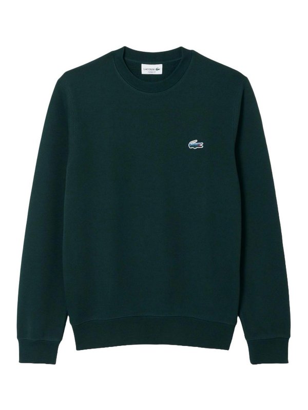 LACOSTE: Sweatshirts & Pulls - Sweat-Shirts - Vert Foncé