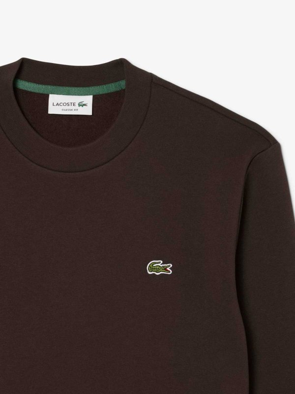 LACOSTE: Suéteres con cuello pico online - Suéter Cuello Redondo - Marrón