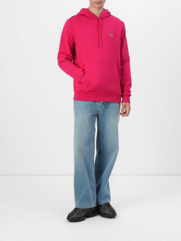 LACOSTE: Felpe e maglie online - Cappuccio in pile