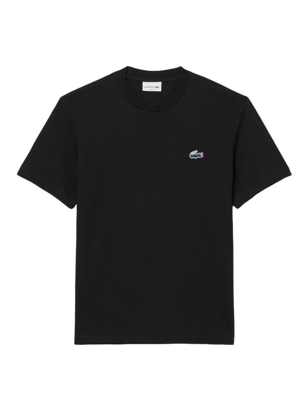 LACOSTE: t-shirt - T-shirt in jersey pesante