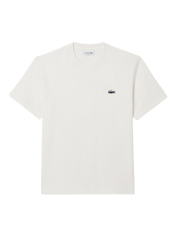 LACOSTE: T-shirts - T-Shirt - Weiß
