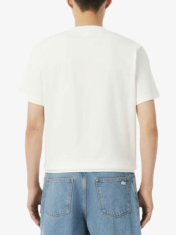 The Best Shops LACOSTE: T-shirts - T-Shirt - Weiß