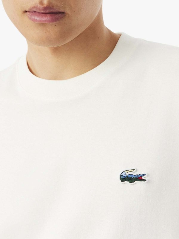 T-Shirt - Weiß shop online: LACOSTE