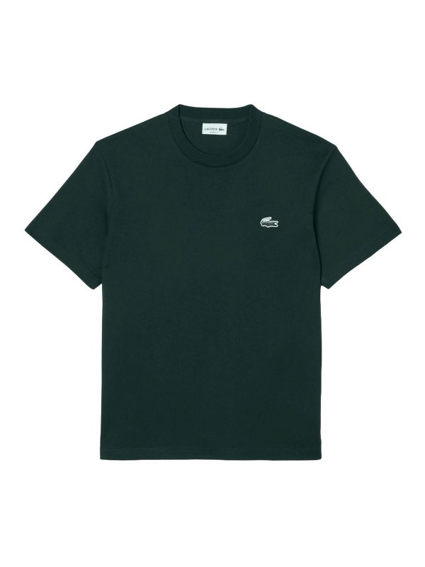 LACOSTE: Camisetas - Camiseta - Verde Oscuro