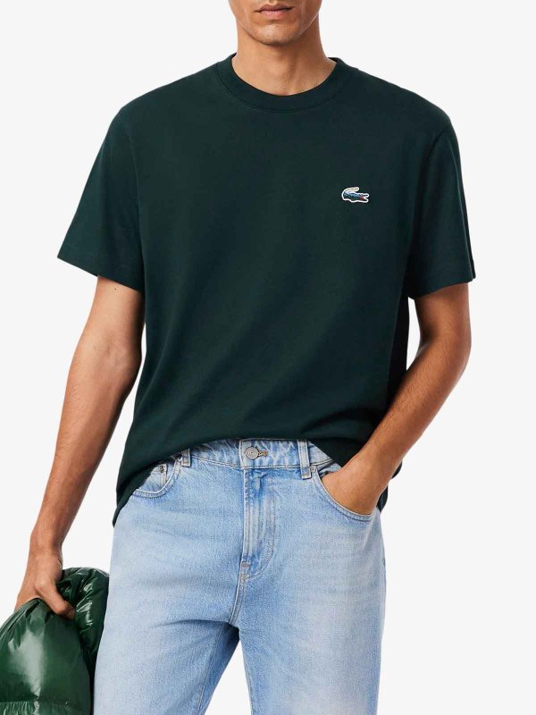 Camiseta - Verde Oscuro shop online: LACOSTE