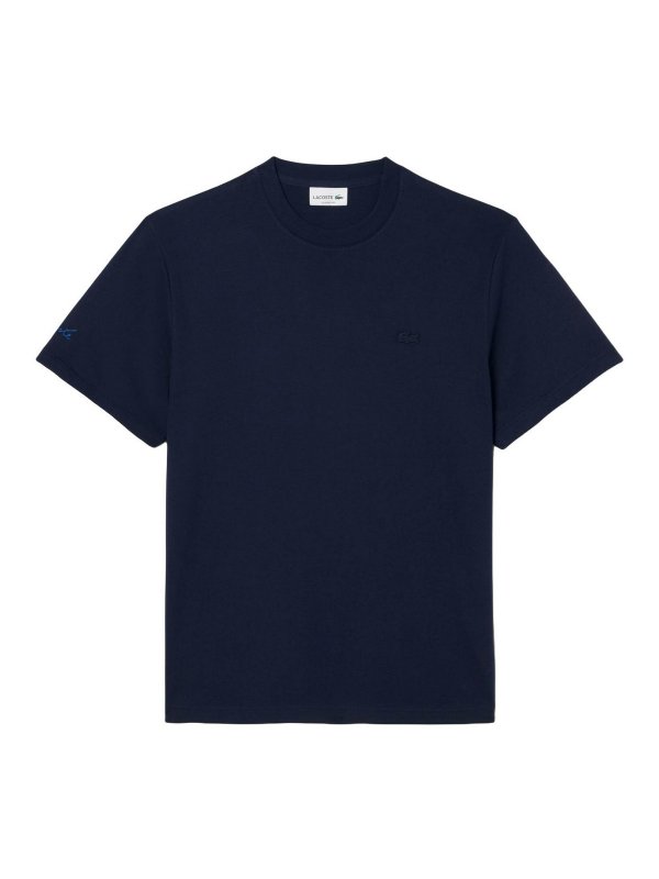 LACOSTE: T-shirts - T-Shirt - Bleu