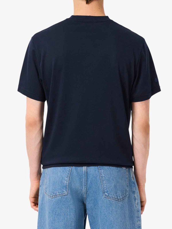The Best Shops LACOSTE: T-shirts - T-Shirt - Bleu