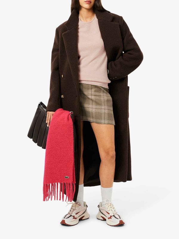 LACOSTE: Strickpullover mit Rundhalsausschnitt online - Rundhalspullover - Nude