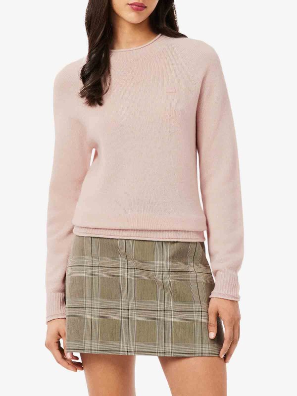 The Best Shops LACOSTE: Strickpullover mit Rundhalsausschnitt - Rundhalspullover - Nude