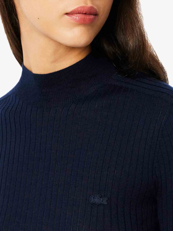 LACOSTE buy online タートルネック/ポロネック - ブルー