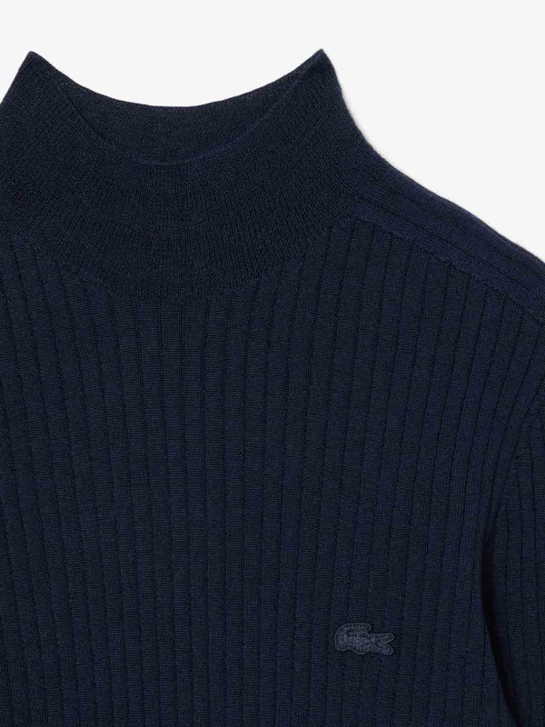 The Best Shops LACOSTE: タートルネック/ポロネック - ブルー