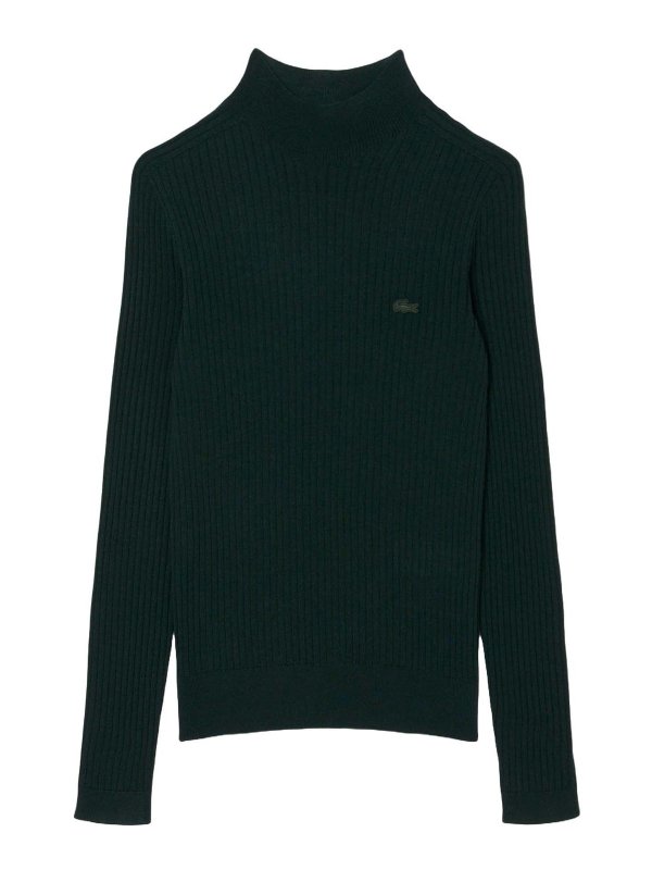 LACOSTE: Rollkragenpullover  und Polo-Ausschnitt - Rollkragenpullover - Dunkelgrün