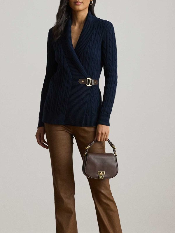 LAUREN RALPH LAUREN: crew necks online - Donato-Long Sleeve Sweater