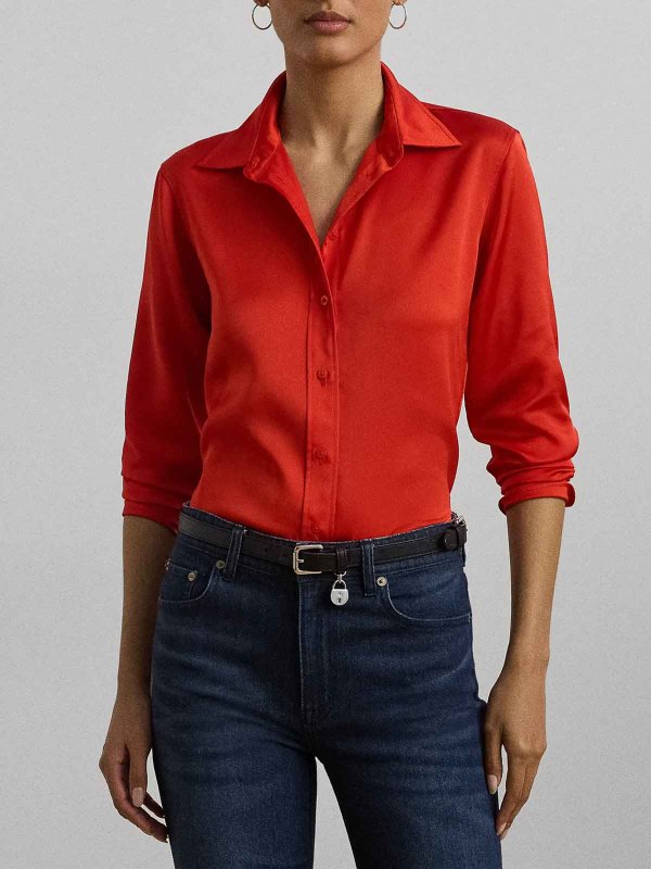 The Best Shops LAUREN RALPH LAUREN: シャツ - シャツ - ヌードカラー