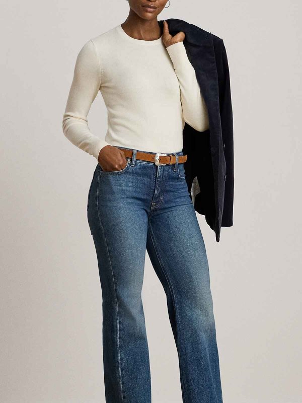 LAUREN RALPH LAUREN: crew necks online - Shavonne-Long Sleeve-Pullover