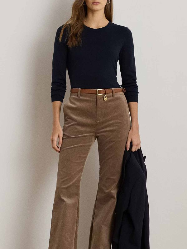 LAUREN RALPH LAUREN: Suéteres con cuello pico online - Suéter Cuello Redondo - Azul