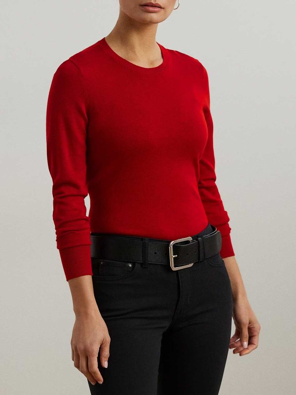 The Best Shops LAUREN RALPH LAUREN: maglia collo rotondo - Maglione a maniche lunghe Shavonne