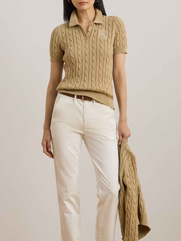 LAUREN RALPH LAUREN: Suéteres con cuello pico online - Suéter Cuello Redondo - Verde Claro