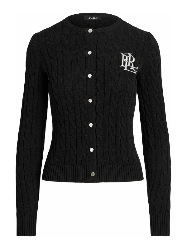 LAUREN RALPH LAUREN: Cardigans - Cardigan - Noir