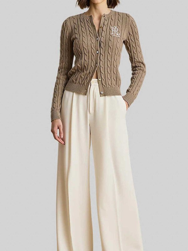 LAUREN RALPH LAUREN: cardigans online - Ralhan-Long Sleeve-Cardigan