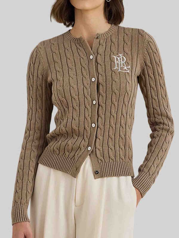 The Best Shops LAUREN RALPH LAUREN: cardigans - Ralhan-Long Sleeve-Cardigan