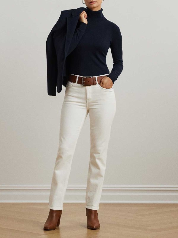 LAUREN RALPH LAUREN: crew necks online - Zoe-Long Sleeve-Pullover