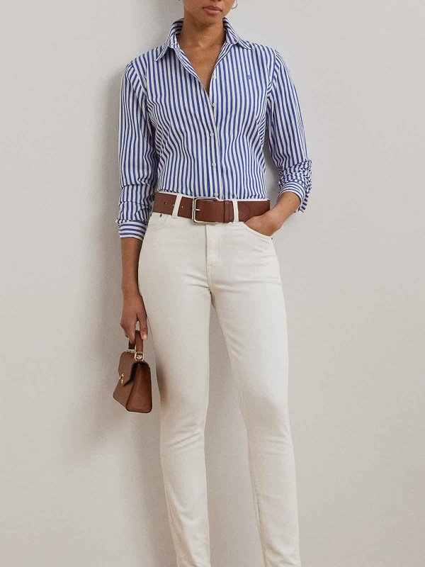 LAUREN RALPH LAUREN: Chemises online - Chemise - Bleu