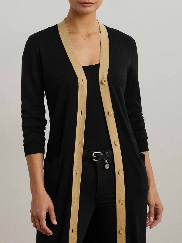 カーディガン - ベージュ shop online: LAUREN RALPH LAUREN