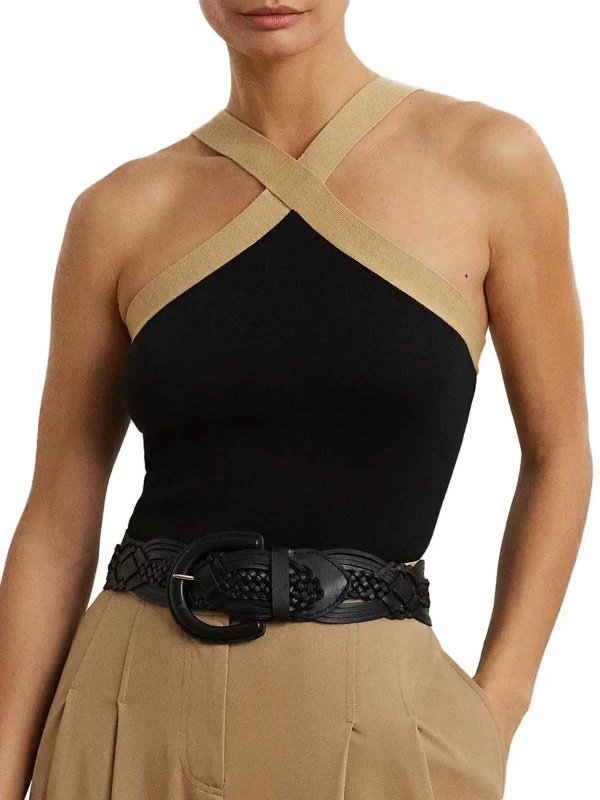 LAUREN RALPH LAUREN: クルーネック online - クルーネック - ベージュ