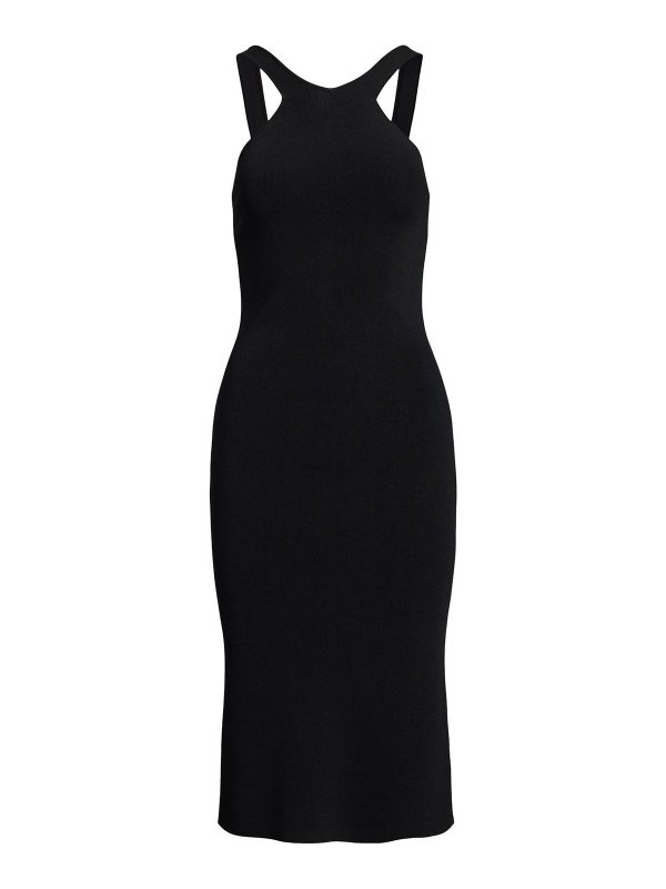 LAUREN RALPH LAUREN: Vestidos media pierna - Vestido Midi - Negro