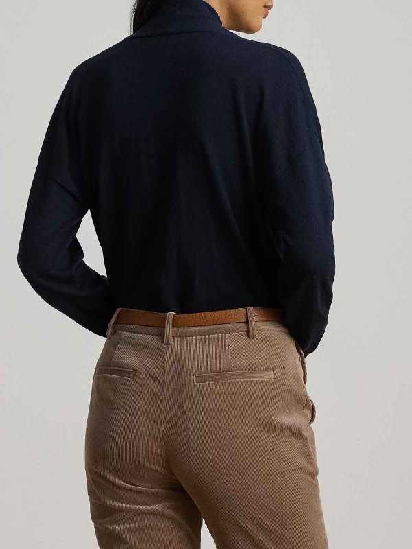 Pull Col Rond - Bleu shop online: LAUREN RALPH LAUREN