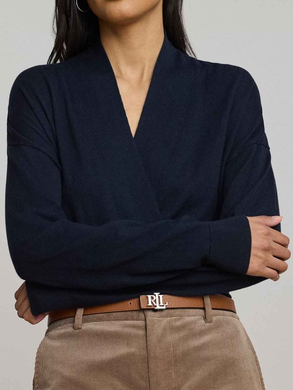 LAUREN RALPH LAUREN buy online Pull Col Rond - Bleu