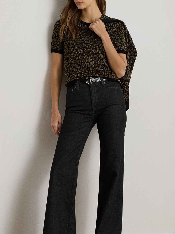 LAUREN RALPH LAUREN: maglia collo rotondo online - Maglione a maniche corte Eyelah