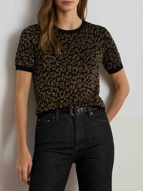 The Best Shops LAUREN RALPH LAUREN: maglia collo rotondo - Maglione a maniche corte Eyelah