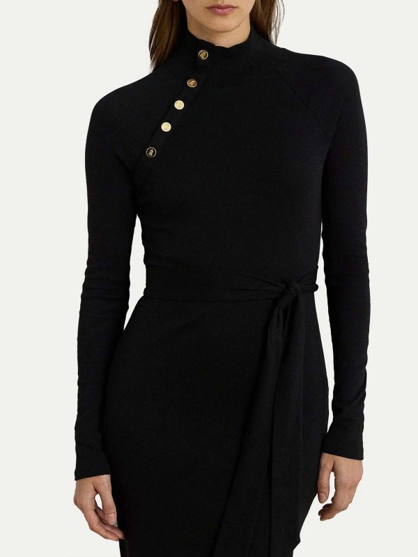 The Best Shops LAUREN RALPH LAUREN: ニーレングスドレス - 膝丈ドレス - 黒