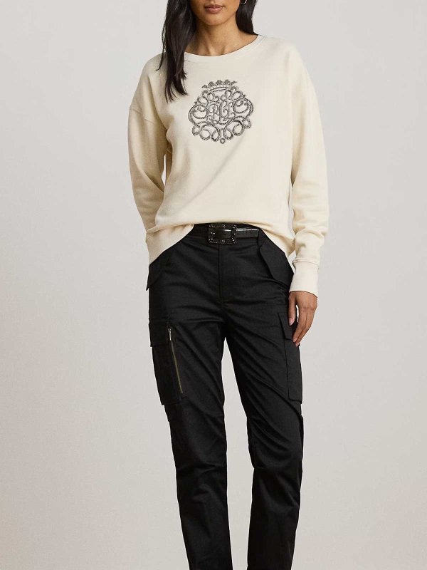 LAUREN RALPH LAUREN: Sweatshirts & Pulls online - Sweat-Shirts - Crème