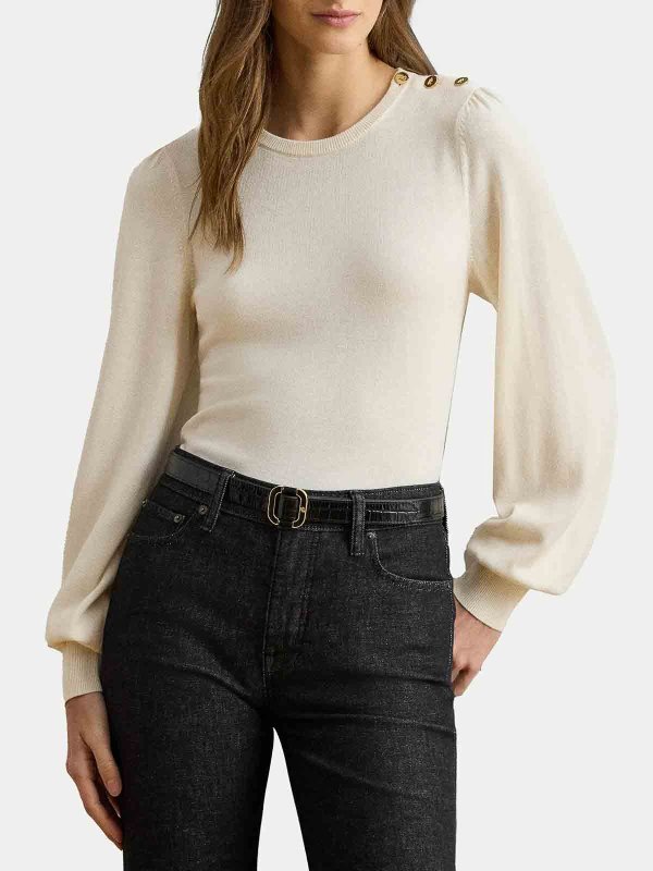 The Best Shops LAUREN RALPH LAUREN: crew necks - Dontrey-Long Sleeve-Pullover