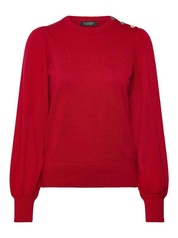 LAUREN RALPH LAUREN: crew necks - Dontrey-Long Sleeve-Pullover