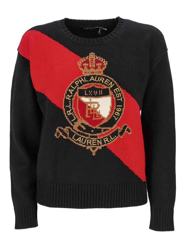 LAUREN RALPH LAUREN: crew necks - Riednee-Long Sleeve-Pullover