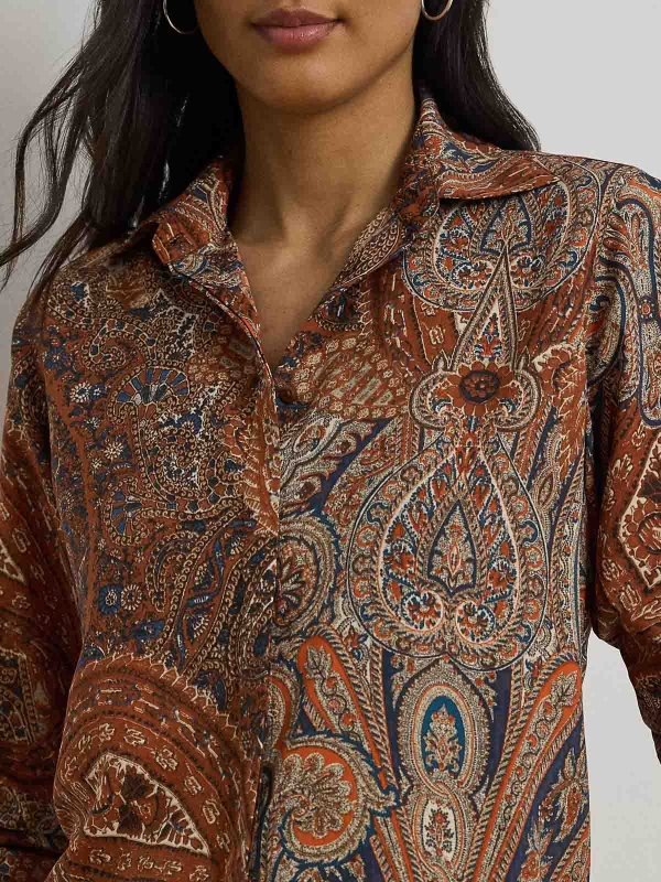 LAUREN RALPH LAUREN buy online Kristy-Long Sleeve-Button Front Shirt