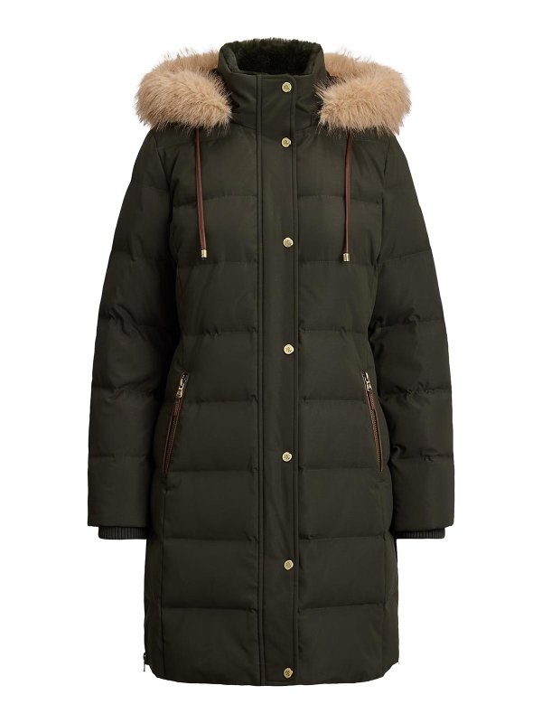 LAUREN RALPH LAUREN: Knielange Mäntel - Knielanger Mantel - Nude