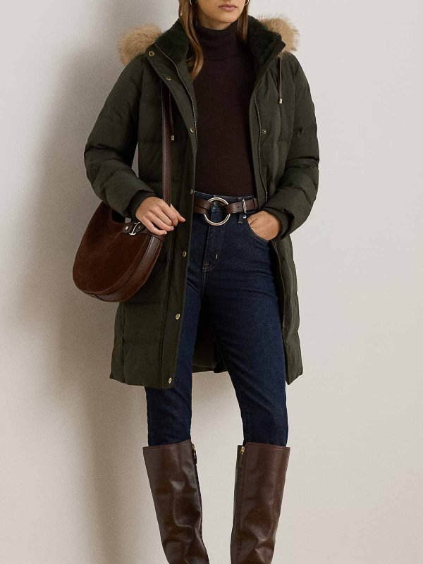 LAUREN RALPH LAUREN: Knielange Mäntel online - Knielanger Mantel - Nude