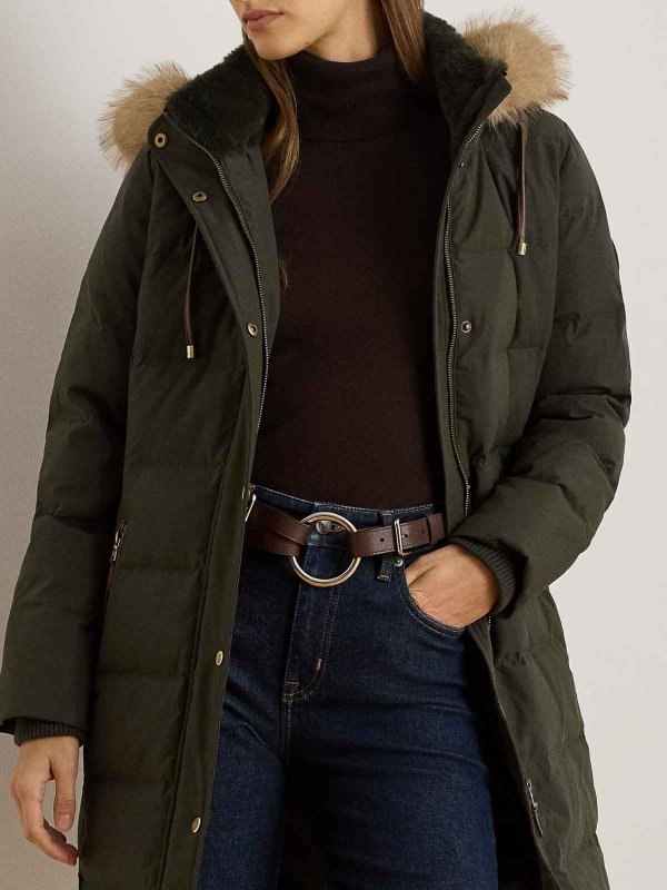 Knielanger Mantel - Nude shop online: LAUREN RALPH LAUREN